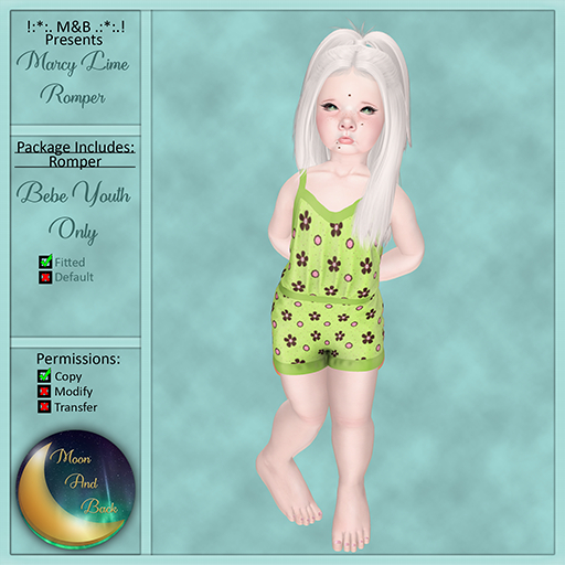 !:*:. M&B .:*:.! Marcy Lime Bebe Youth 