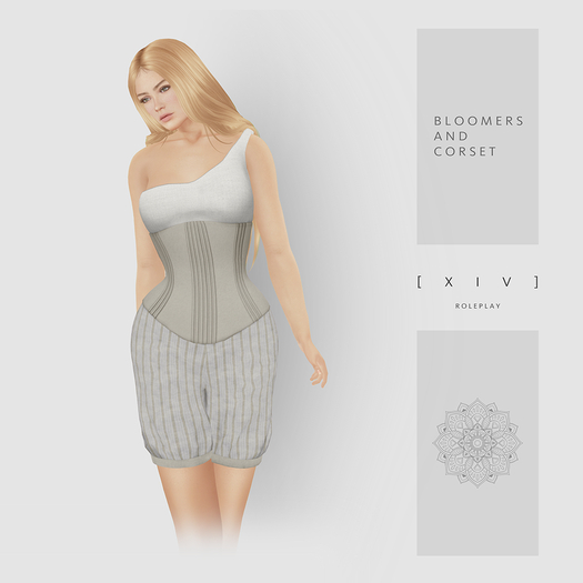 [XIV] Bloomers & Corset - Begie
