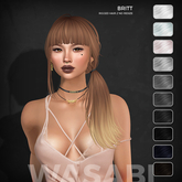 Wasabi // Britt Mesh Hair - B&W