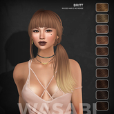 Wasabi // Britt Mesh Hair - Browns
