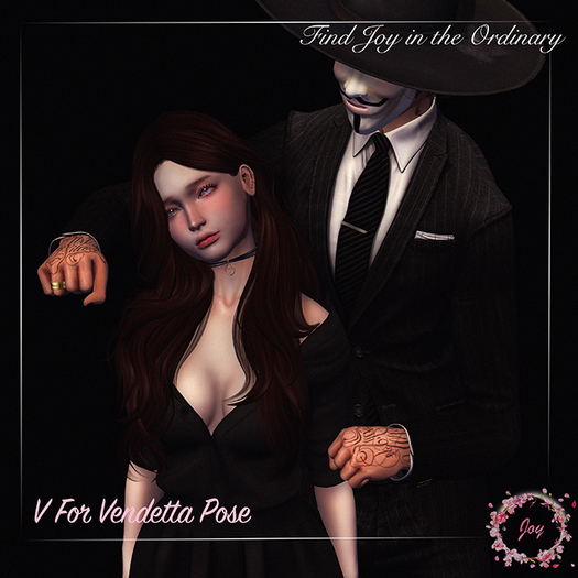 Find Joy in the Ordinary - V for Vendetta Pose 