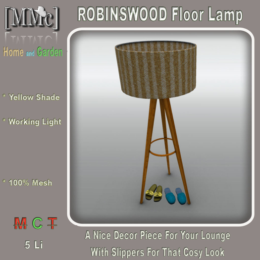 [MMc] ROBINSWOOD Lamp & Slippers-Yellow