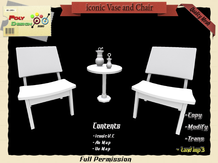 [Poly Design]-iconicChair-HUD-BOX_Full Perm