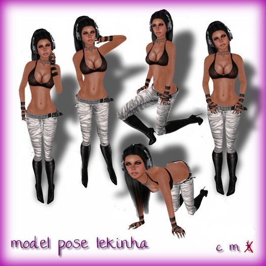 PURPLE POSE LEKINHA - Static Pose Model-  Stand , model , pose , photo.