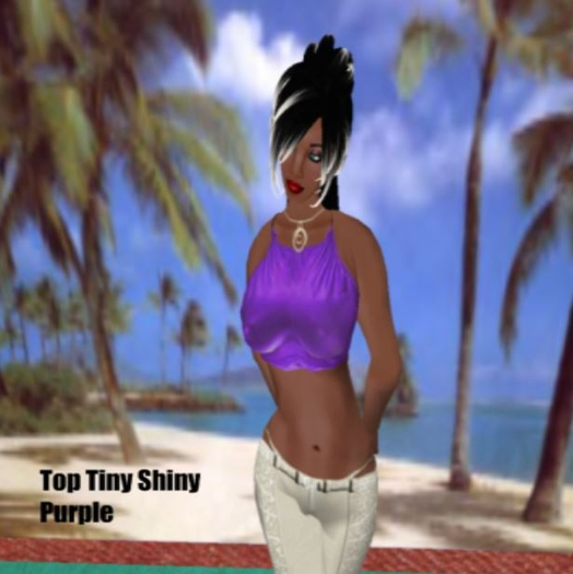 Top Tiny Shiny Purple