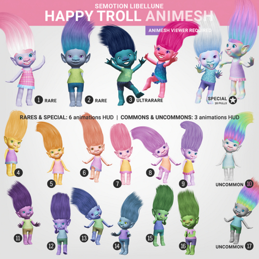 SEmotion Libellune Happy Troll Animesh #4 girl