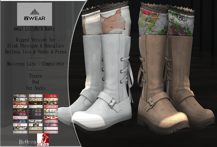 Awear LillyBeth boots boxed