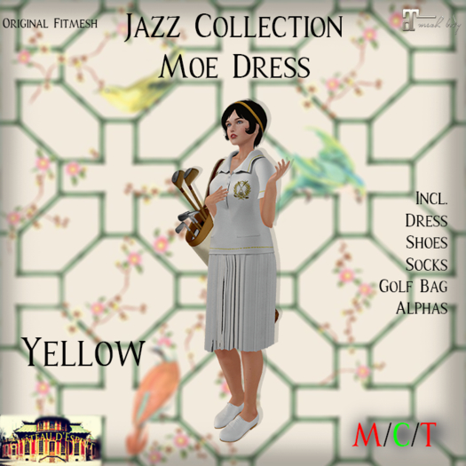~CdE~ Jazz Moe YELLOW Dress