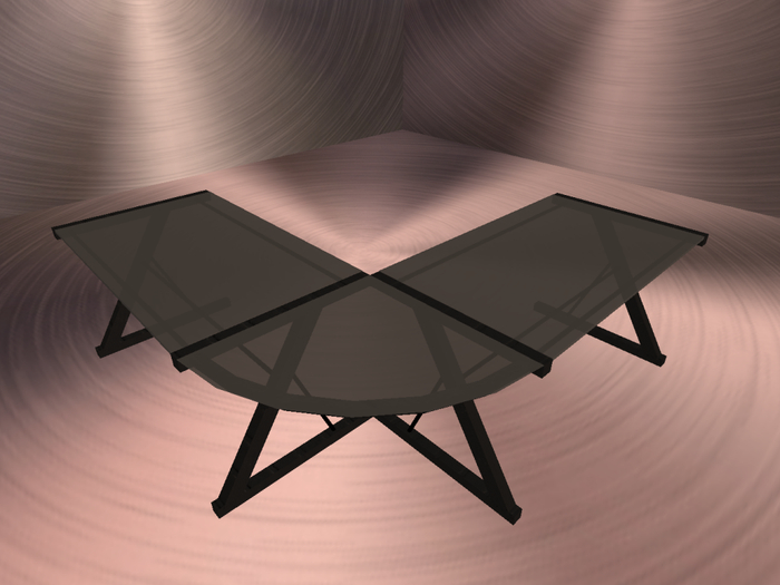 >_BASH - Glass L-Desk Full Perm