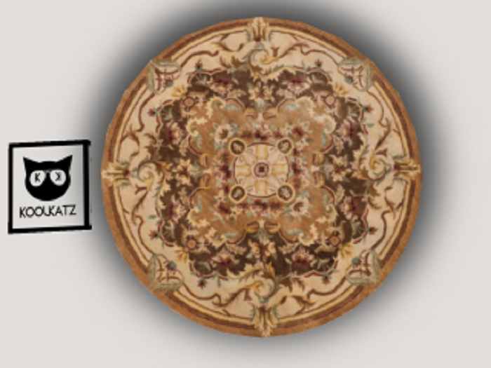 { KoolKatz Kreations } Round Rug 1- boxed