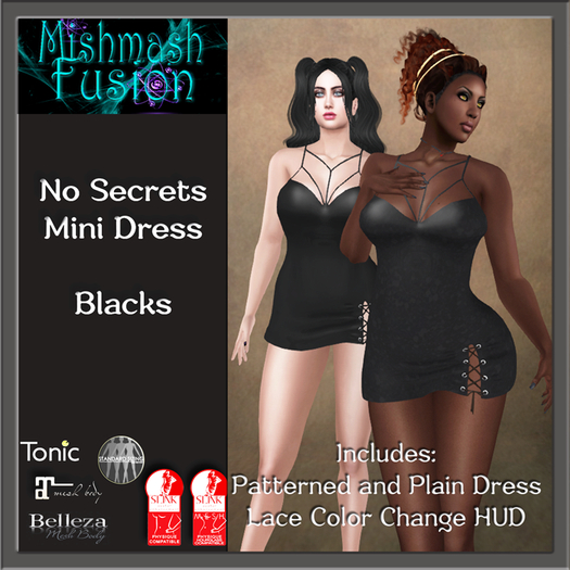 ~*MF*~ No Secrets Mini - Blacks