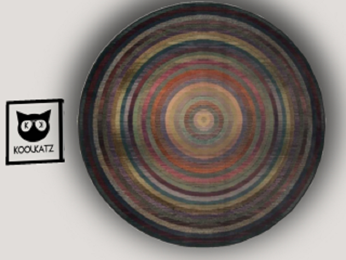 { KoolKatz Kreations } Round Rug 2 (boxed)