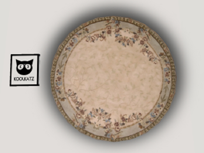 { KoolKatz Kreations } Round Rug 4 (boxed)