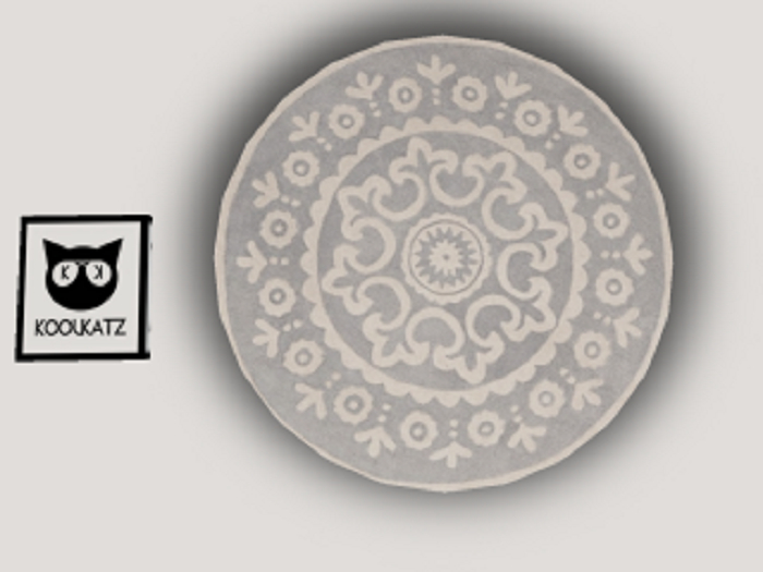 { KoolKatz Kreations } Round Rug 5 (boxed)