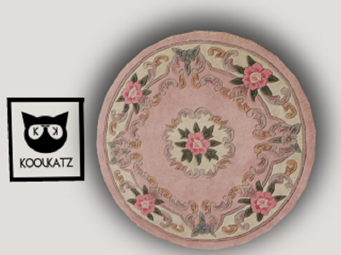 { KoolKatz Kreations } Round Rug 8 (boxed)
