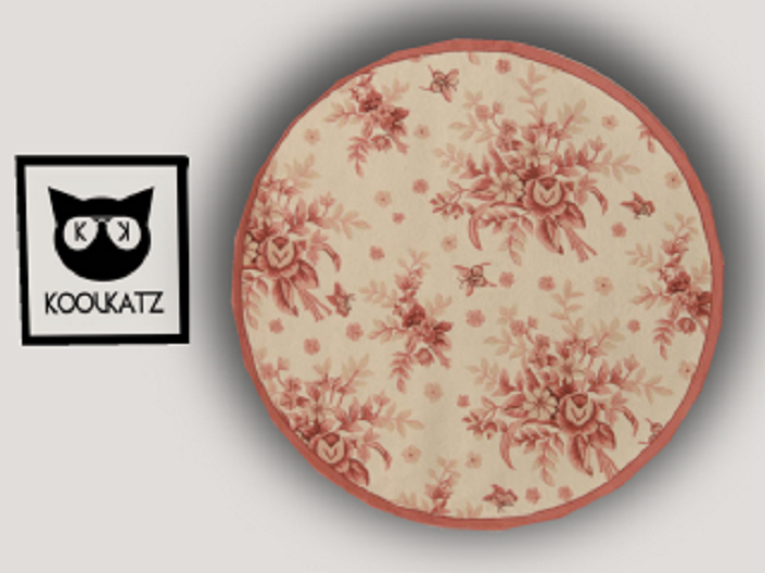 { KoolKatz Kreations } Round Rug 9 (boxed)