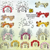 *LODE* Head Accessory - Primula Crown [special red]