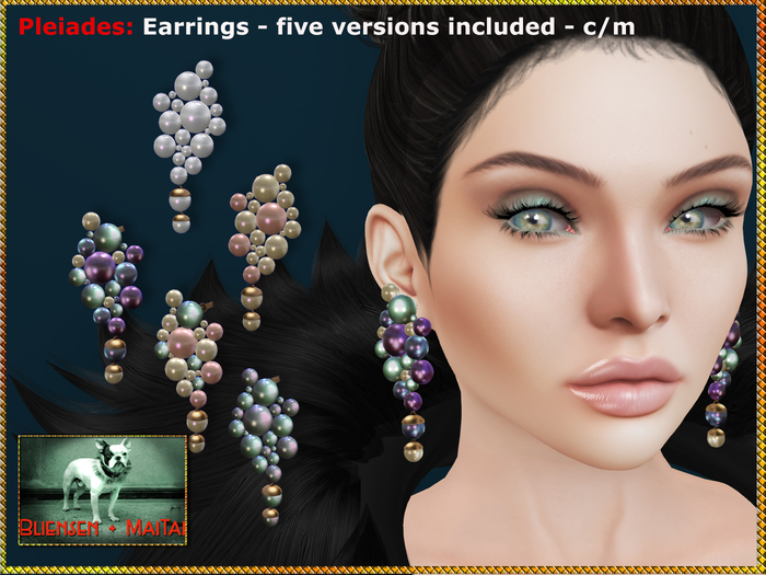 Bliensen + MaiTai - Pleiades - earrings