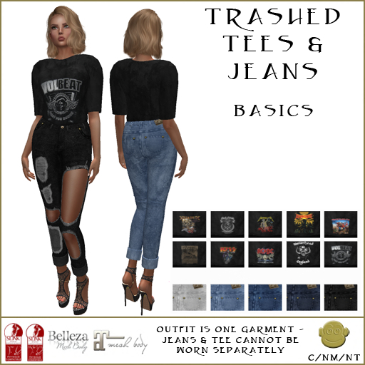 BM Trashed Tees & Jeans DEMO