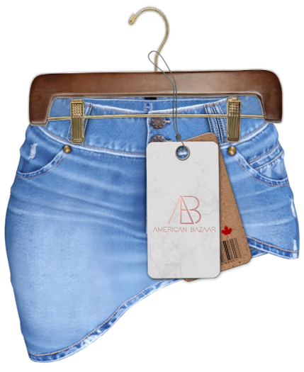 [AB] AMERICAN BAZAAR Morning Skirt Blue