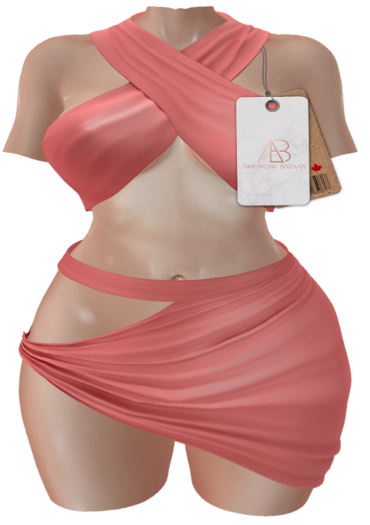 [AB] Savanah Outfit Pink