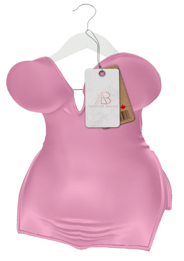 [AB] Shots Dress Pinky