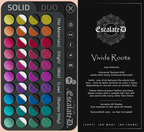 .EscalateD. Vivids Roots Universal HUD