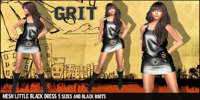 GRIT Little Black Dress (Bagged)