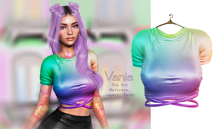 UNA. VaniaTop Rainbow