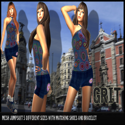 GRIT Mandala Short Jumpsuit (Bagged)