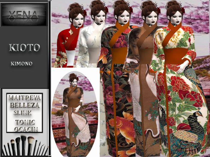 KIOTO. KIMONO MODEL 4