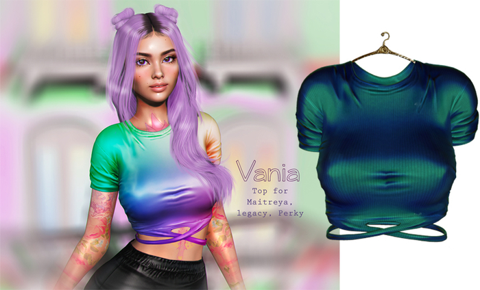UNA. VaniaTop GlossyBlue