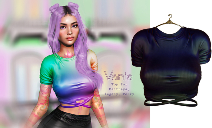 UNA. VaniaTop GlossyBlack