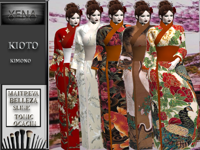 KIOTO. KIMONO MEGAPACK 12 MODELS