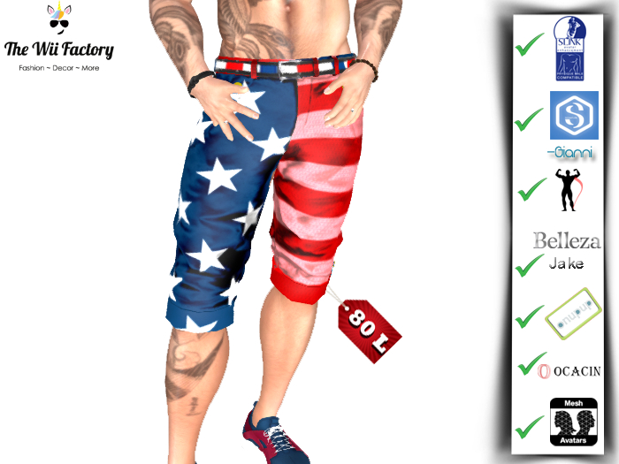 :TWF: 4 July Men Shorts