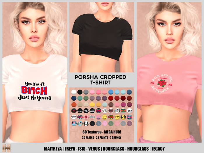 [hh] Porsha Cropped T-Shirt