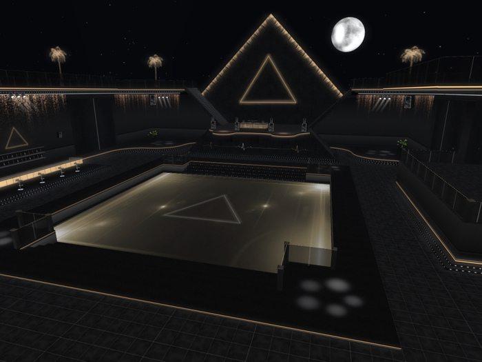 A15 - [Gold Neon] - Pyramid Disco Club - [ADHIR] - BOX