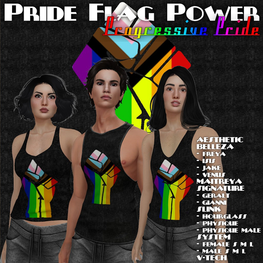 RRW ~ Progressive Pride Tank (Add to Unpack)