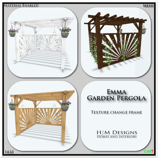 Emma Garden Pergola Boxed