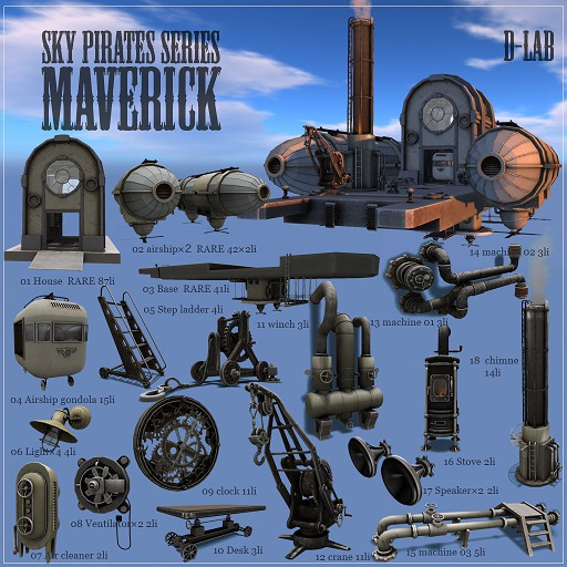 D-LAB sp-MAVERICK - Complete Set w/ RARE's