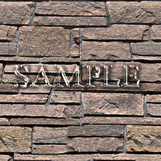 Zoy Texture [ Ashlar ] Seamless - PINK BROWN