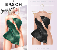 ERSCH - Leaves Wrap -black-