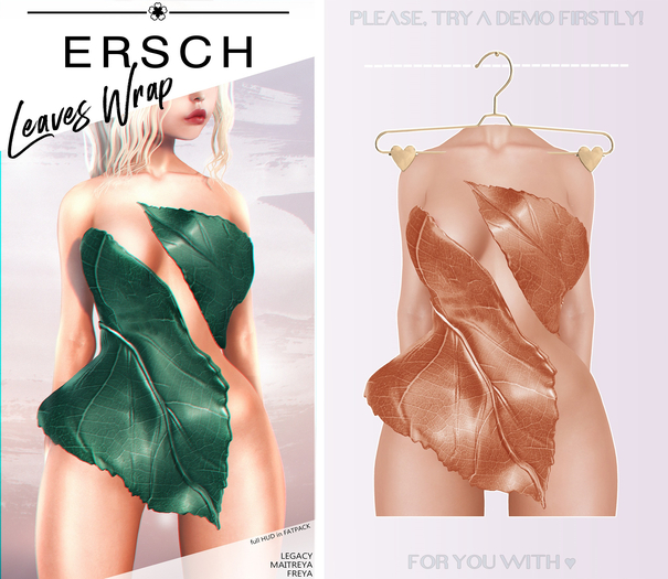 ERSCH - Leaves Wrap -orange-