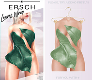 ERSCH - Leaves Wrap -lightgreen-