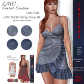 LMC PSD - Wrap Dress III -