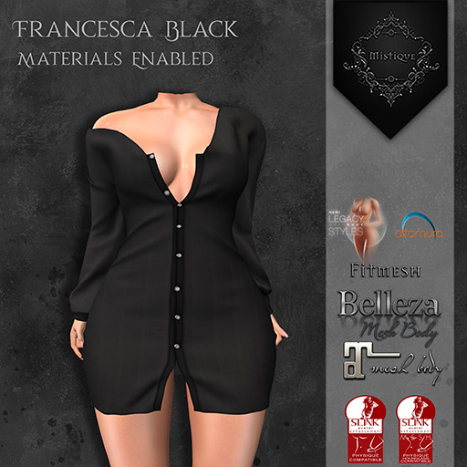 **Mistique** Francesca Black {wear me and click to unpack)