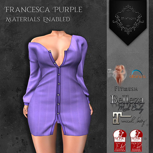 **Mistique** Francesca Purple {wear me and click to unpack)