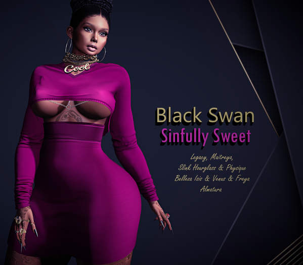 ! Black Swan ! Sinfully Sweet - Sweater pink