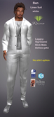 Res_Ben linen suit White