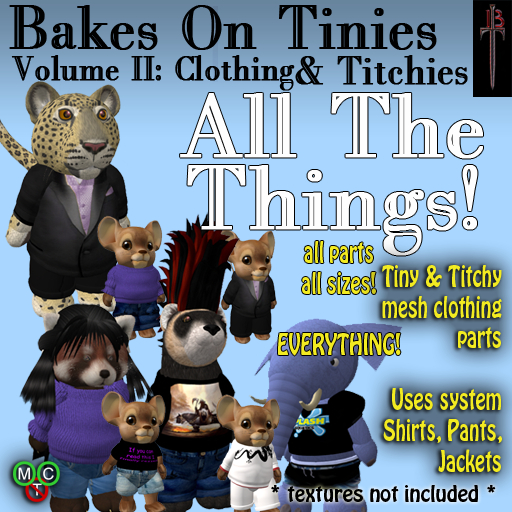 Bakes on Tinies & Titchies II: Clothing - All The Things!